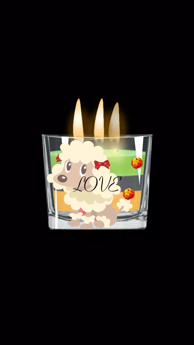!My Candles, with "share" feature and collection of custom wicks and music. Lite Screenshots