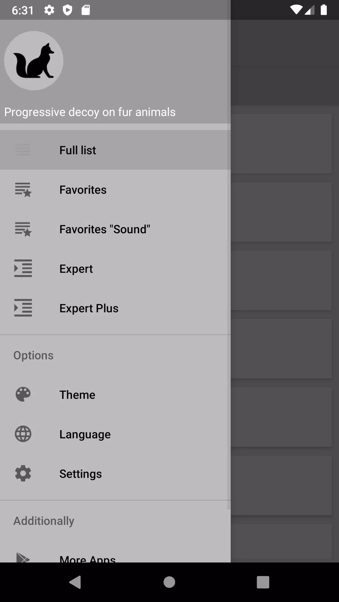 Decoy on fur animals Screenshots