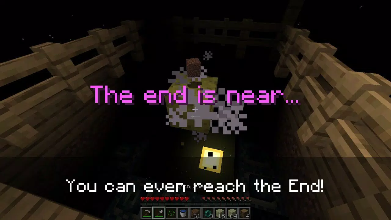 One block survival for MCPE Screenshots