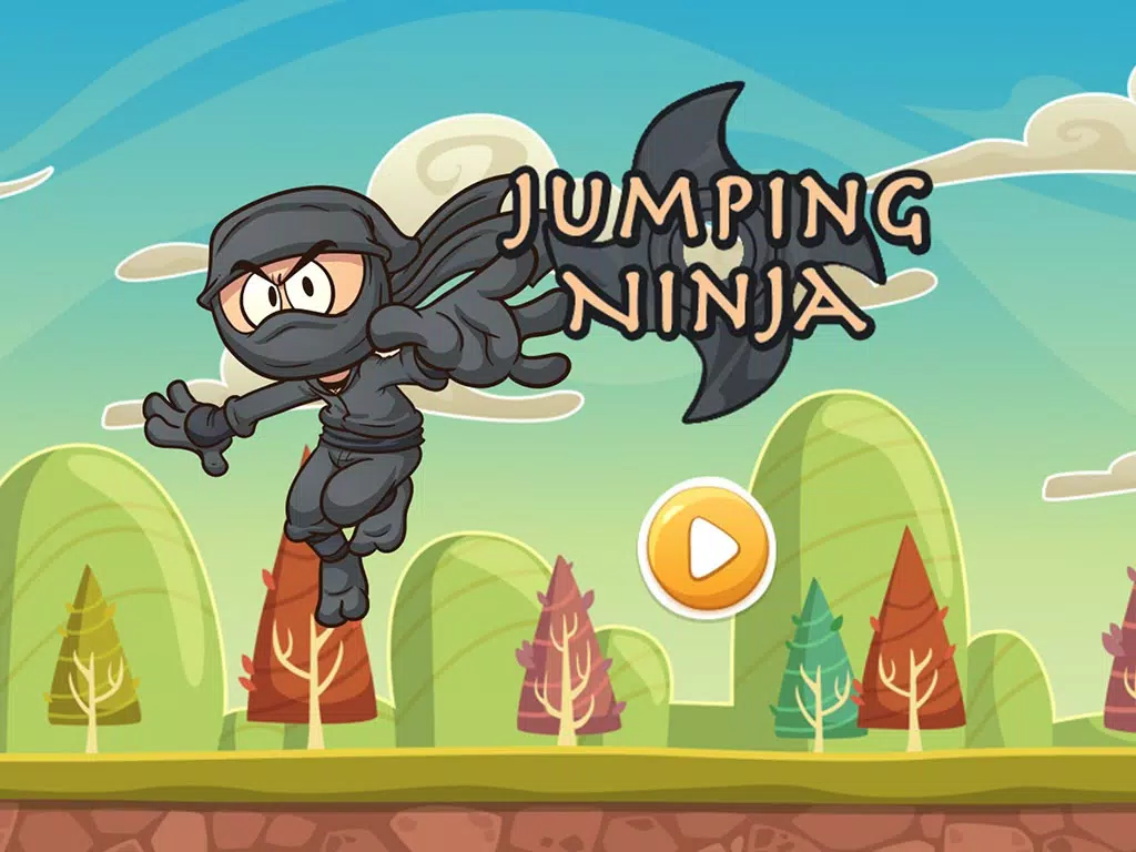 ภาพหน้าจอของ Jumping Ninja: Rooftop Run iPad 