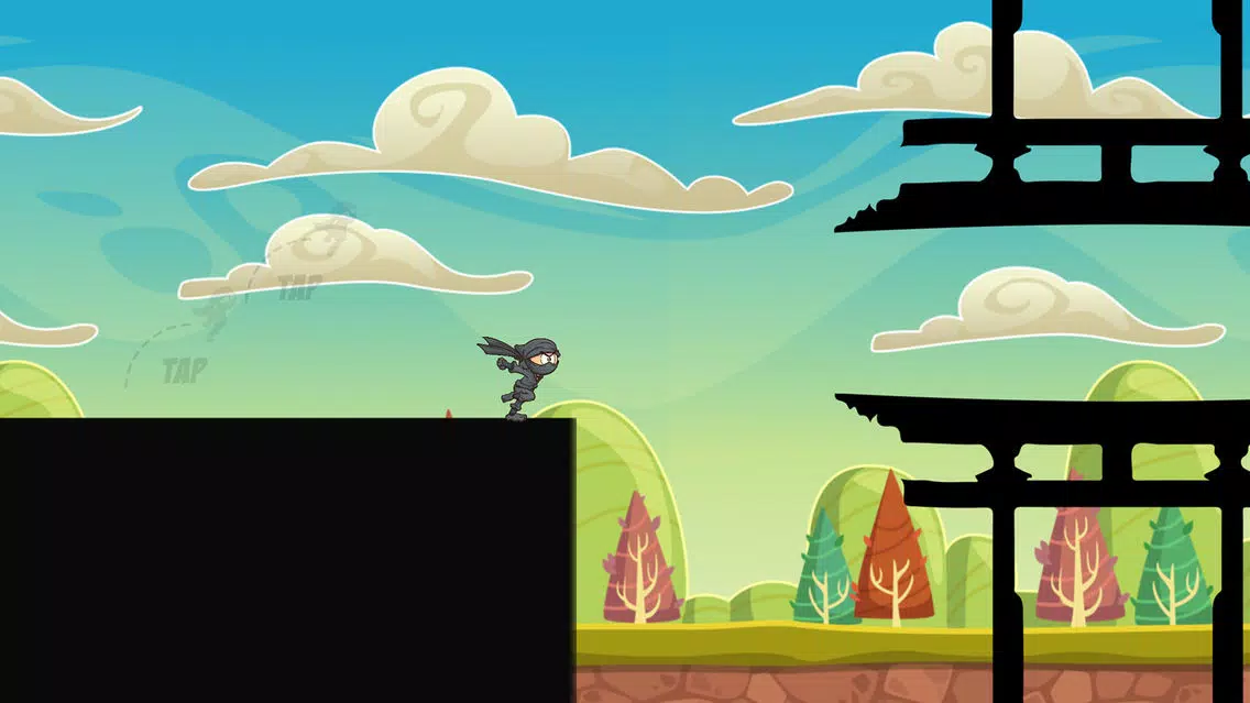 ภาพหน้าจอของ Jumping Ninja: Rooftop Run