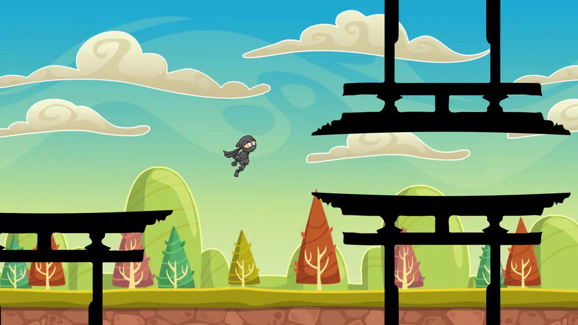 ภาพหน้าจอของ Jumping Ninja: Rooftop Run
