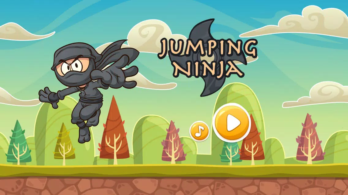 ภาพหน้าจอของ Jumping Ninja: Rooftop Run