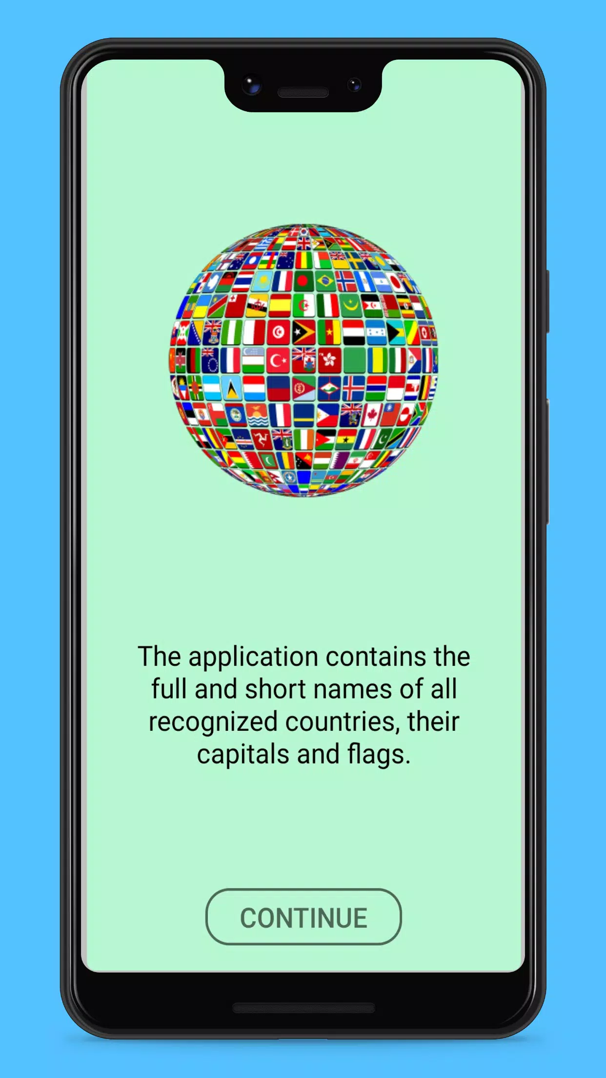 Flags Countries Capitals Screenshots