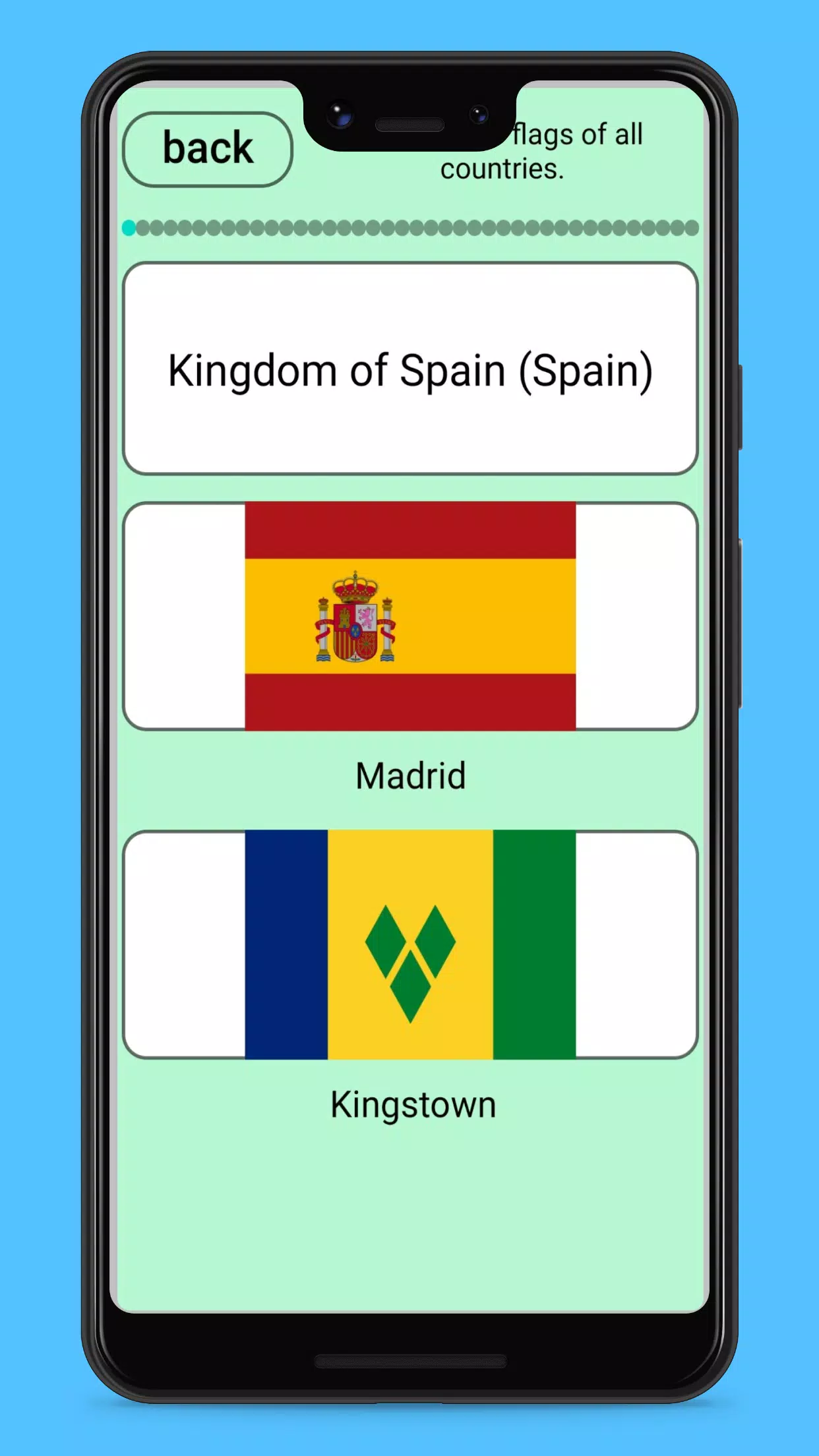 Flags Countries Capitals Screenshots