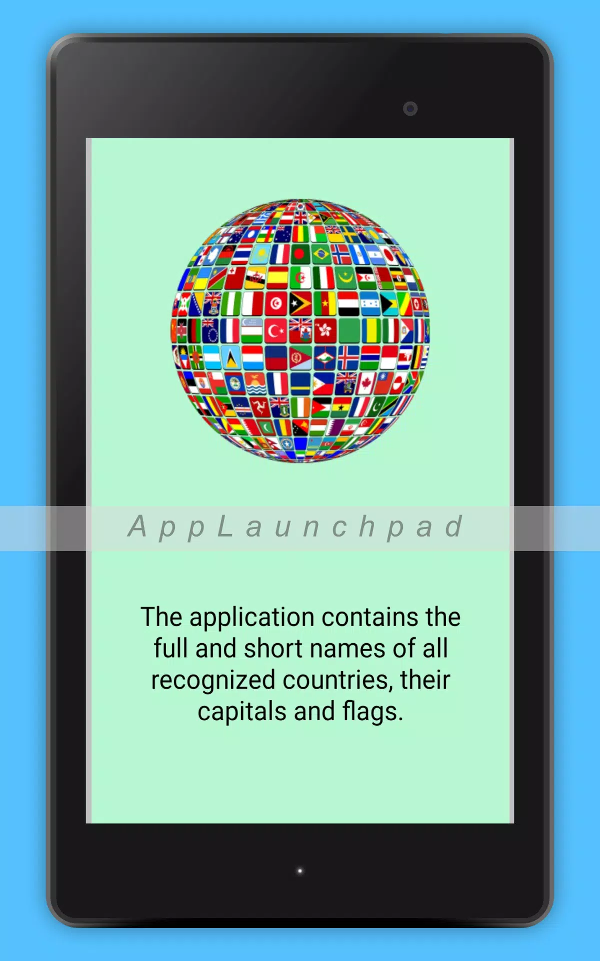 Flags Countries Capitals Screenshots