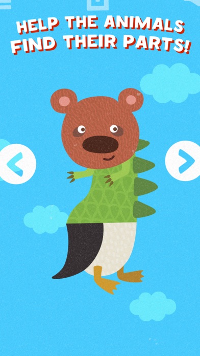 Mishmash Lite – complete the animal! Beautiful and funny educational game for kids and parents Screenshots