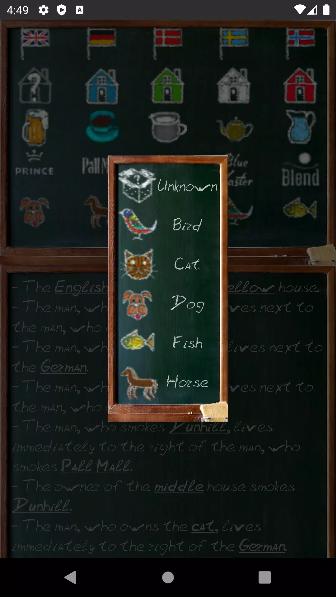 Zrzuty ekranu Einstein's riddle