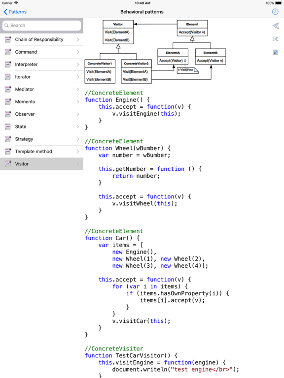JavaScript Recipes iPad Screenshots