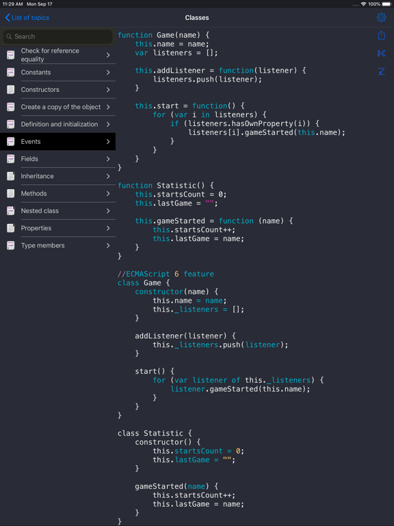 JavaScript Recipes iPad Screenshots