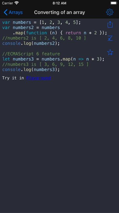 JavaScript Recipes Screenshots