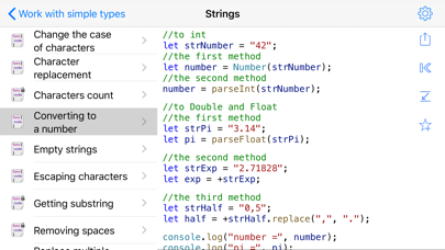 JavaScript Recipes Screenshots