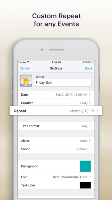 تصاویر Reminder & Countdown