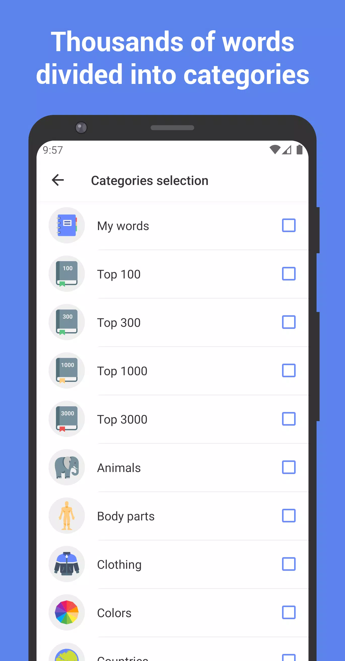 Learn Dutch with Flashcards! Screenshots