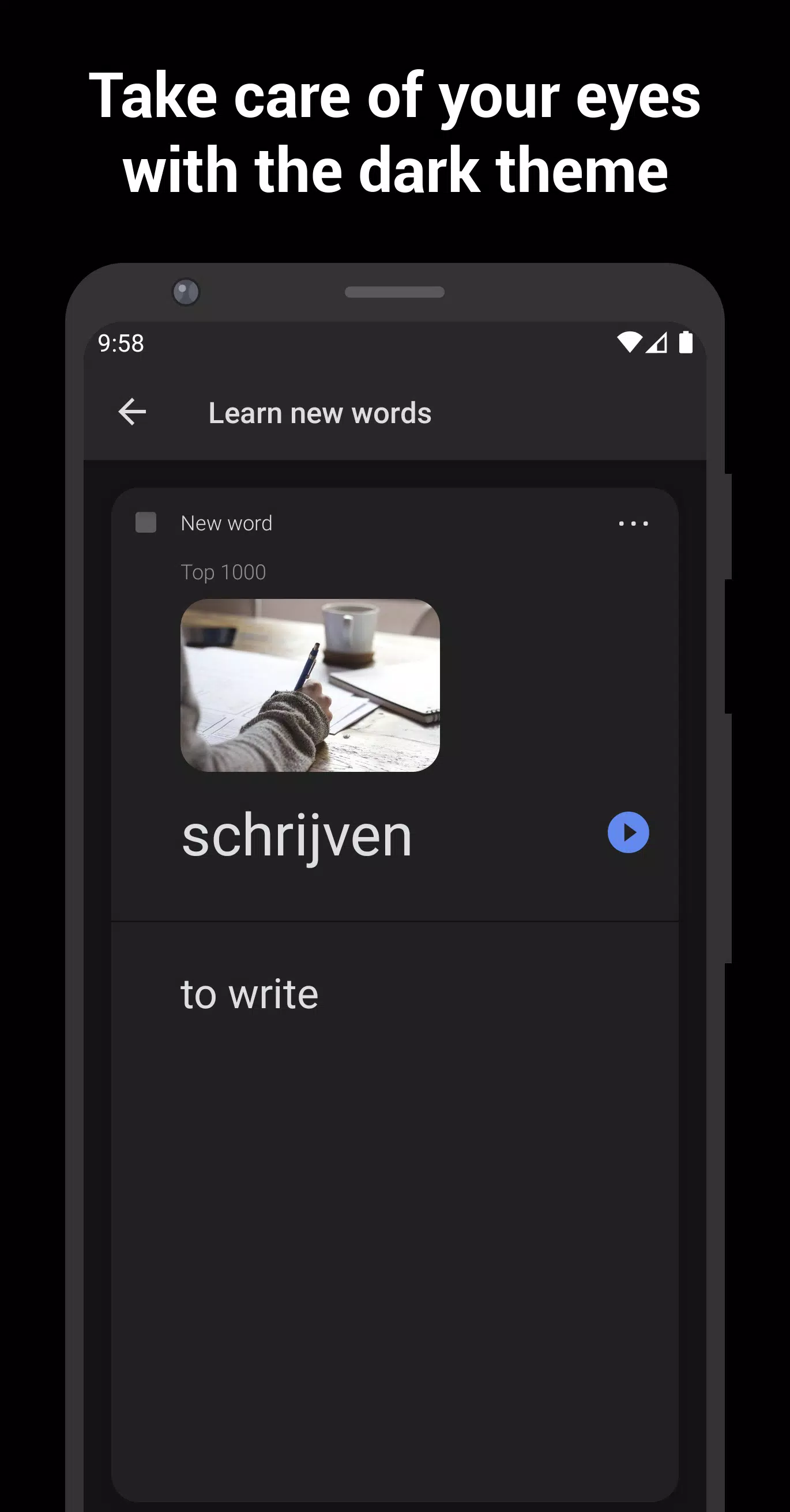 Learn Dutch with Flashcards! Screenshots