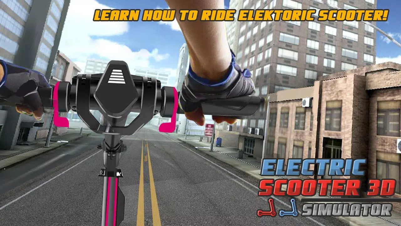 Electric Scooter 3D Simulator स्क्रीनशॉट