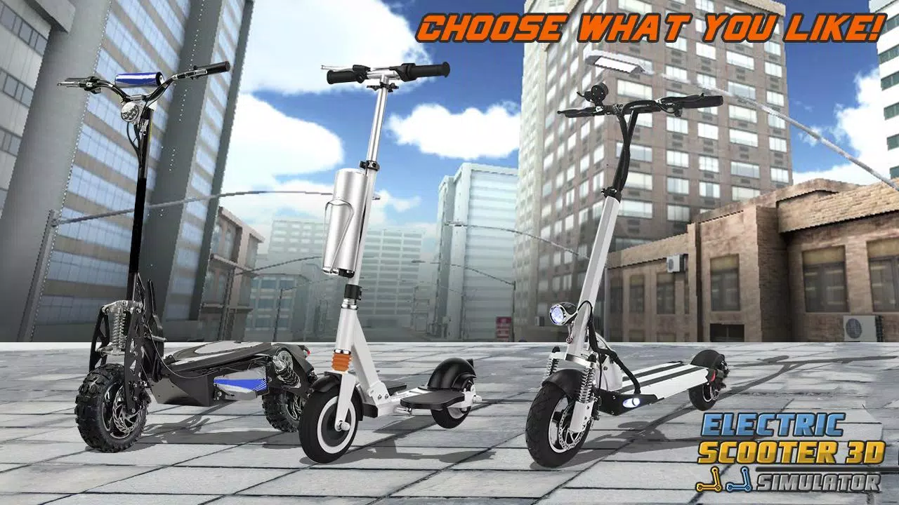 Electric Scooter 3D Simulator स्क्रीनशॉट
