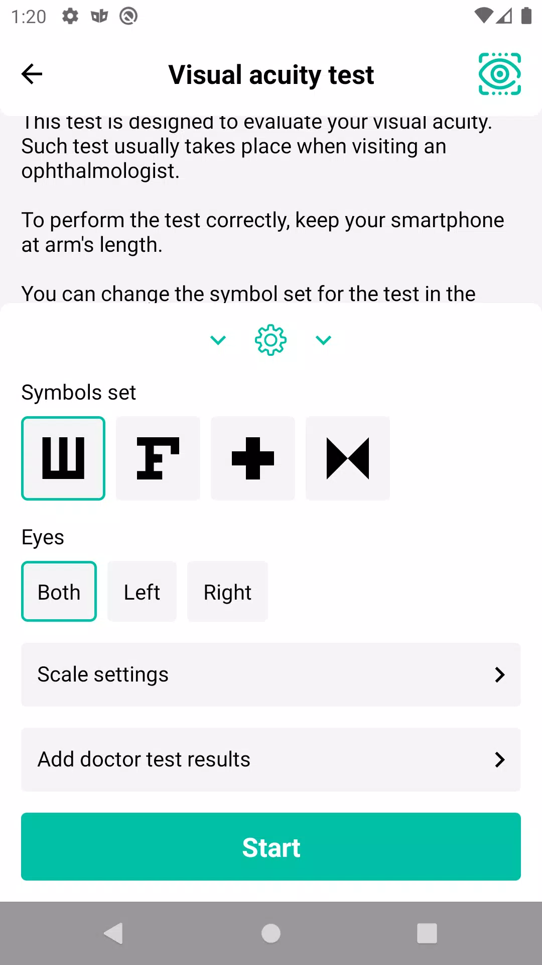 Eye Health Manager Screenshots