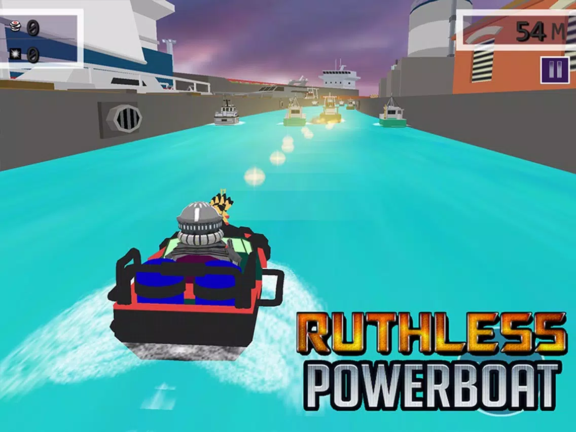 Ruthless Power Boat - 3D Shooting & Racing Game iPad  Screenshots