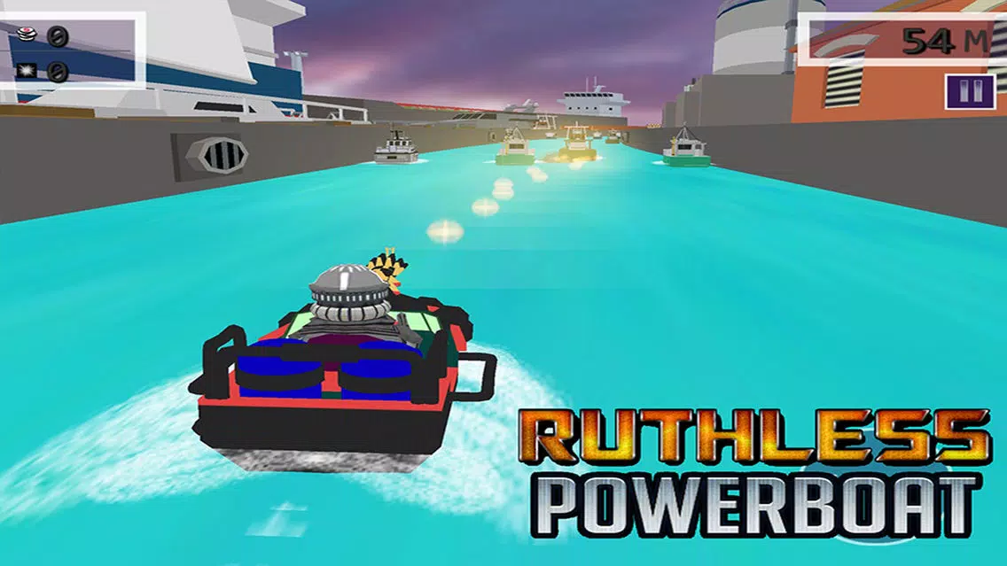 Ruthless Power Boat - 3D Shooting & Racing Game Screenshots