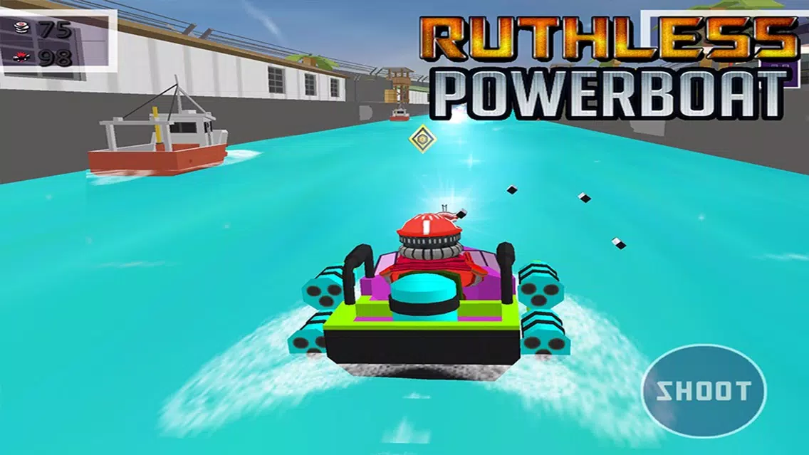 Ruthless Power Boat - 3D Shooting & Racing Game Screenshots
