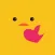 Cute Easter eggs, bunny, puppy & little chicks