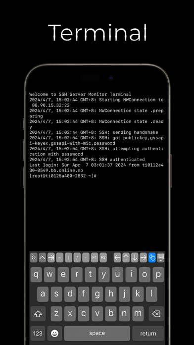 SSH Monitor Screenshots