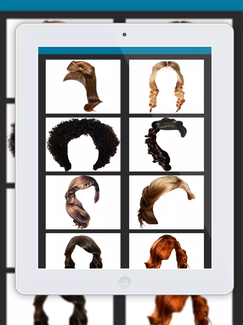Salon Chevelure Photo Montage - Hair Style Suit for Woman iPad Screenshots