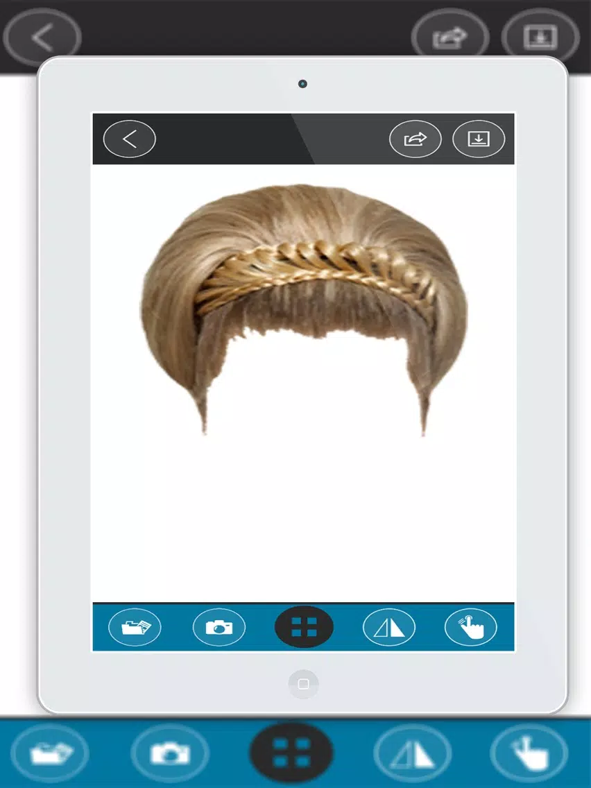 Salon Chevelure Photo Montage - Hair Style Suit for Woman iPad Screenshots