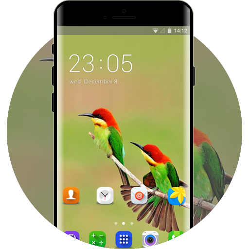 Colorful Birds Theme for Samsung Galaxy Fame Lite Colorful Birds Theme for Samsung Galaxy Fame Lite
