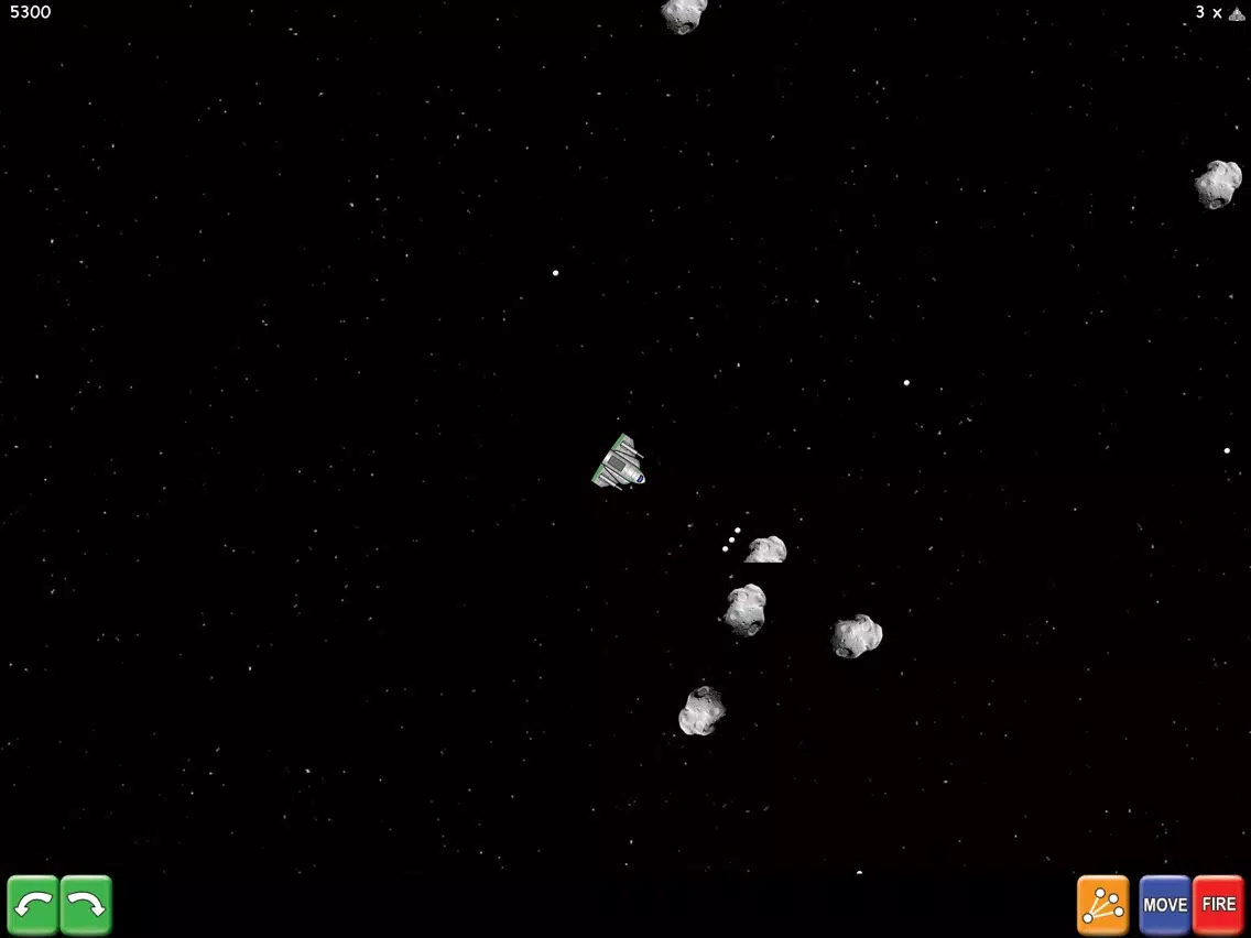 Tangkapan skrin Space Rubble iPad 
