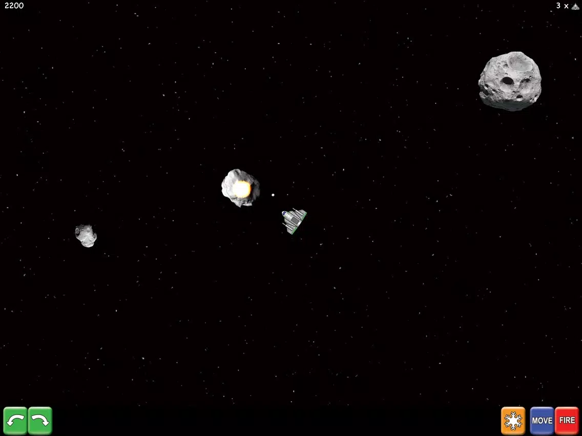 Tangkapan skrin Space Rubble iPad 