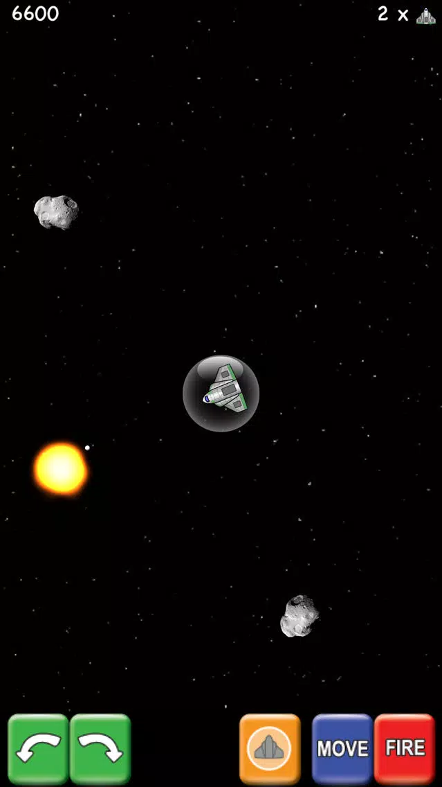 Tangkapan skrin Space Rubble
