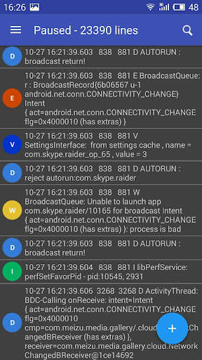 Logcat Extreme Pro Screenshots