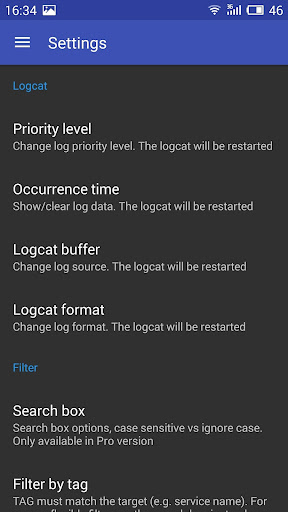 Logcat Extreme Pro Screenshots