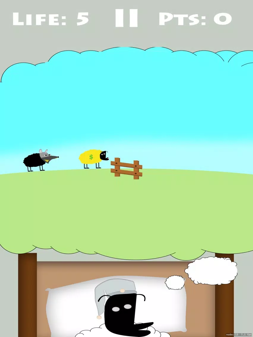 Sleepy Sheep! iPad  스크린샷