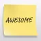 Post it Stickers Happy