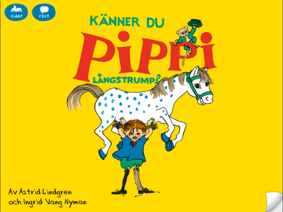 Känner du Pippi Långstrump? För iPhone iPad Screenshots