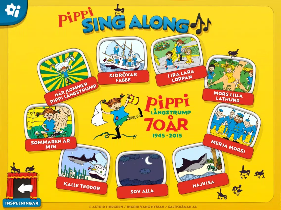 Pippi Sing Along iPad Screenshots