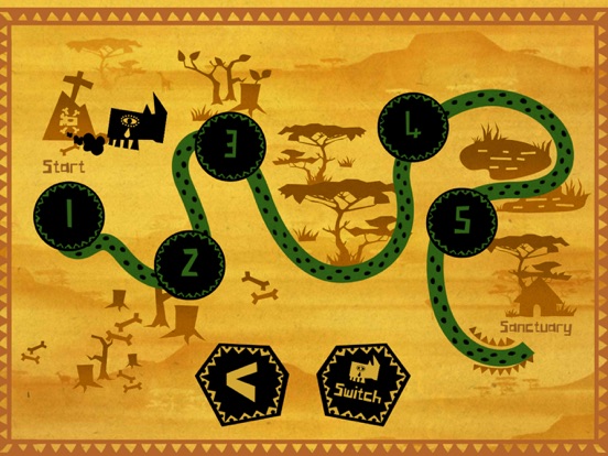 Tangkapan skrin Save an Elephant iPad