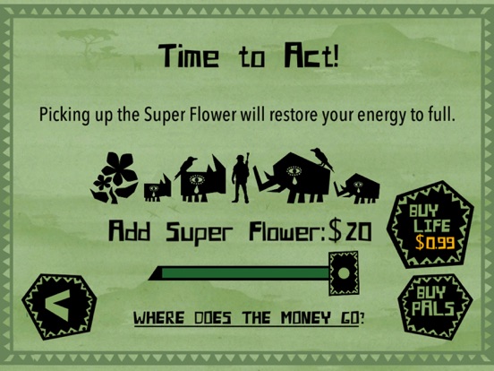 Tangkapan skrin Save an Elephant iPad