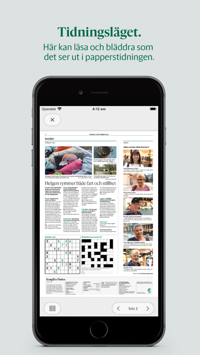 Kungälvs-Posten e-tidning Screenshots