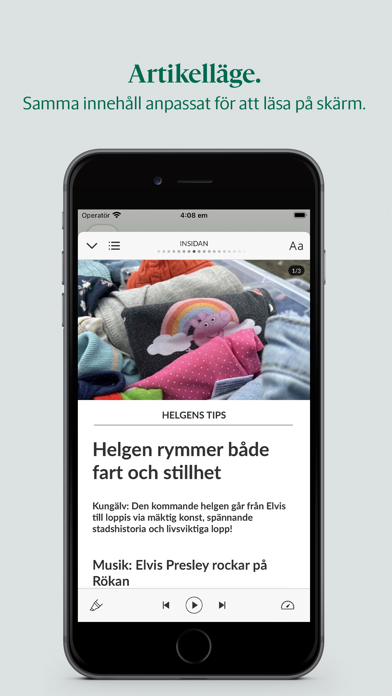 Kungälvs-Posten e-tidning Screenshots