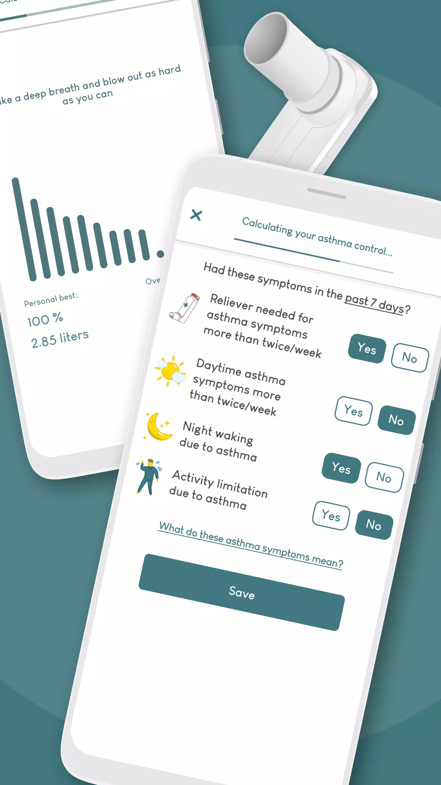 AsthmaTuner Screenshots