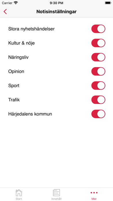 Tidningen Härjedalen Nyhetsapp应用截图