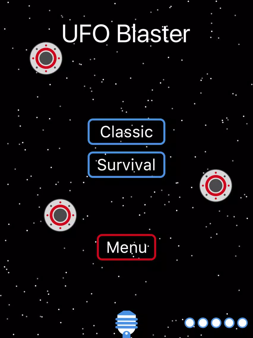 UFO Blaster - Space Invasion iPad  스크린샷