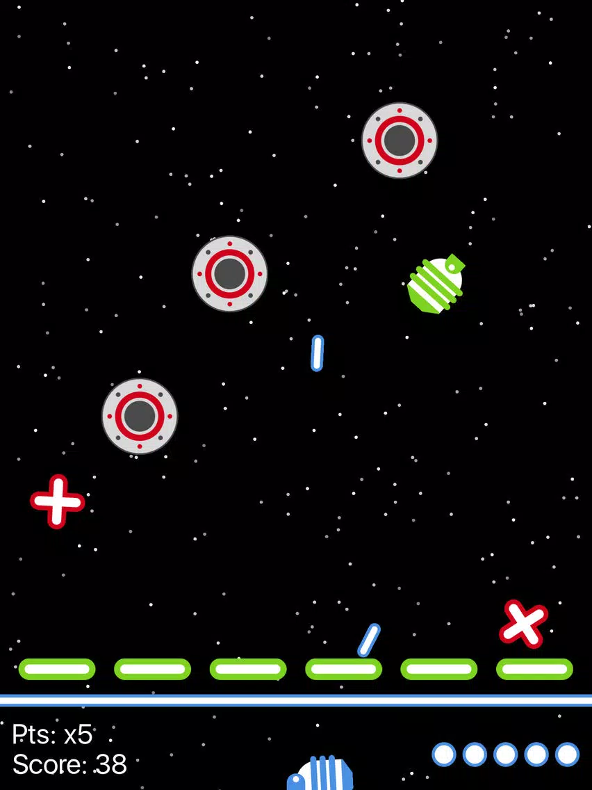 UFO Blaster - Space Invasion iPad  스크린샷