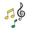 Learn musical notes - Simple
