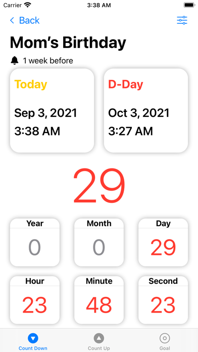 Day Counter : Count Down & Up Screenshots