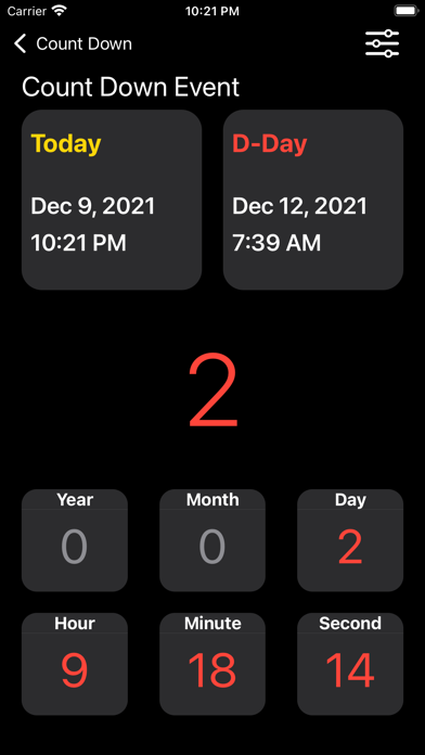 Day Counter : Count Down & Up Screenshots